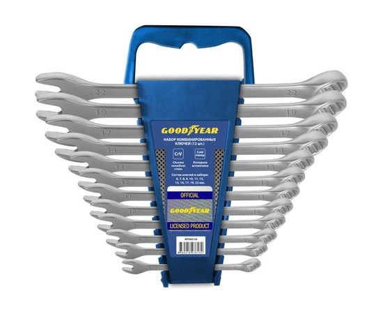 Набор комбинированных ключей Goodyear 12 шт GY002212 