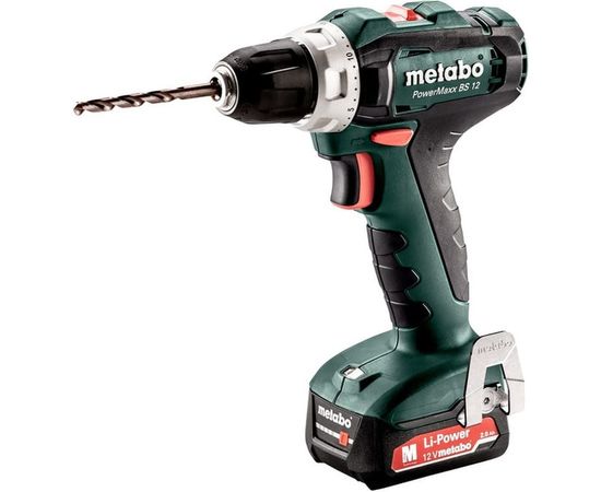 Аккумуляторная дрель-шуруповерт Metabo PowerMaxx BS 12 601036500 