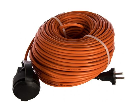 Удлинитель шнур Gigant б/з ПВС 2х0,75 6A 50м IP 44 PE-017 (Россия) 