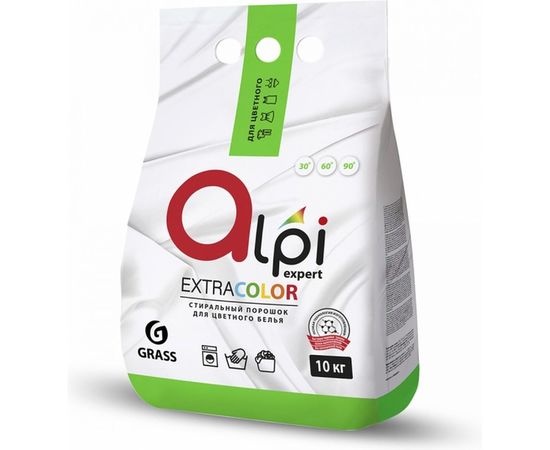 Стиральный порошок Grass Alpi Expert для цветного белья 10 кг 125395 