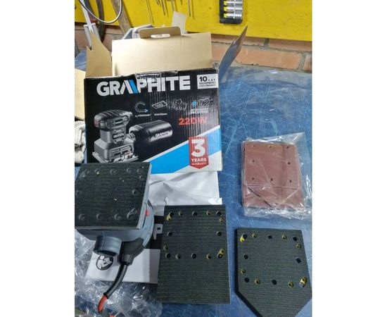 Вибрационная шлифовальная машина GRAPHITE 59G320 – изображение 5