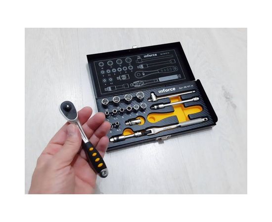 Набор инструментов 18 предметов 1/4" Inforce 06-07-13 – изображение 30