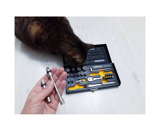 Набор инструментов 18 предметов 1/4" Inforce 06-07-13 – изображение 13