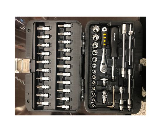 Набор инструментов Inforce 46 предметов 1/4" Inforce 06-07-11 – изображение 17