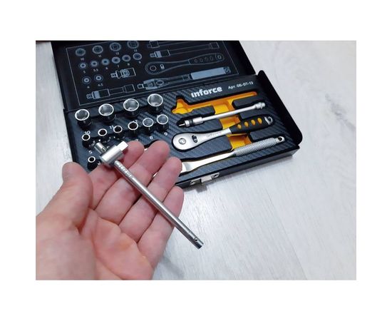 Набор инструментов 18 предметов 1/4" Inforce 06-07-13 – изображение 17