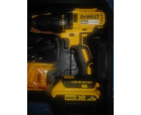 Бесщеточная дрель-шуруповерт Dewalt 18.0 В XR DCD777S2T – изображение 6