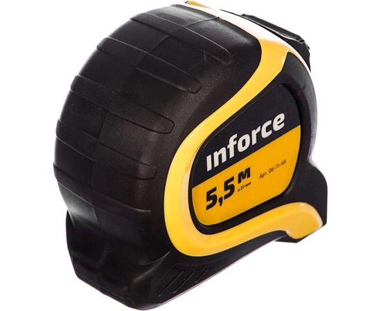 Измерительная рулетка с нейлоновой лентой и магнитным зацепом 5.5x27мм Inforce 06-11-46 – изображение 7