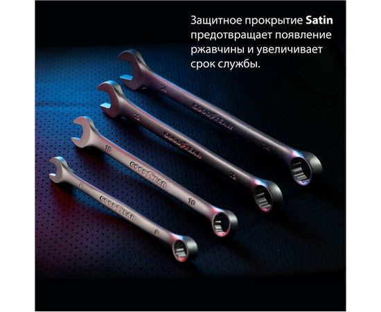 Набор комбинированных ключей Goodyear 12 шт GY002212 – изображение 5