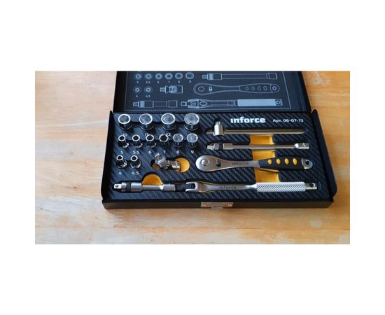 Набор инструментов 18 предметов 1/4" Inforce 06-07-13 – изображение 9