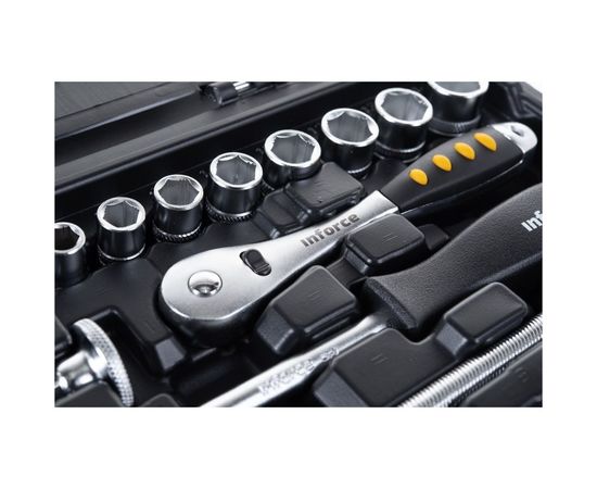 Набор инструментов Inforce 46 предметов 1/4" Inforce 06-07-11 – изображение 6