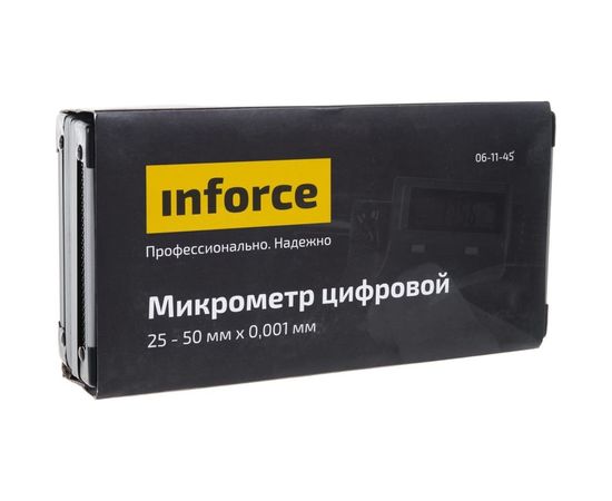 Цифровой микрометр 25-50мм/1-2"*0.001мм/0.00005" Inforce 06-11-45 – изображение 5