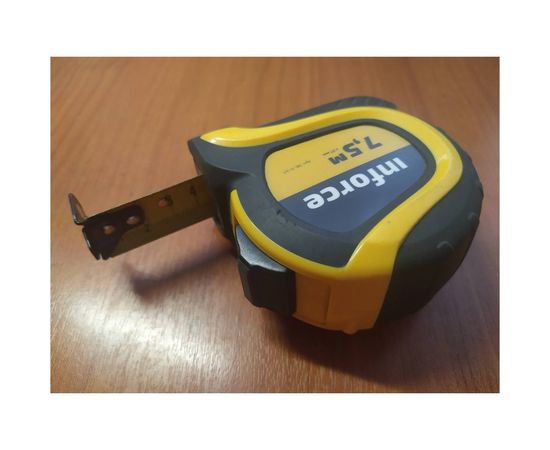 Измерительная рулетка с нейлоновой лентой и магнитным зацепом 7.5x27мм Inforce 06-11-47 – изображение 6