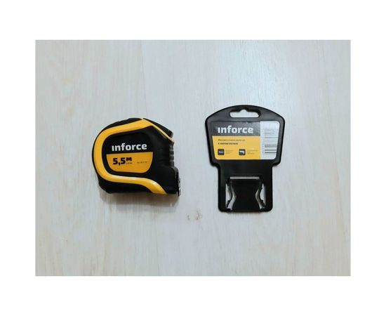 Измерительная рулетка с нейлоновым ярким покрытием и магнитным зацепом 5.5x27мм Inforce 06-11-48 – изображение 14