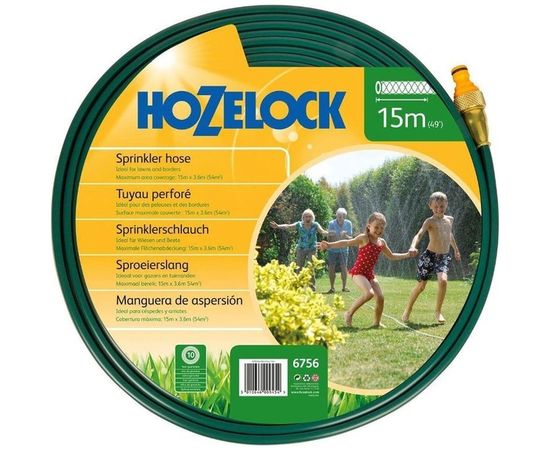 Разбрызгивающийся шланг для полива 15 м с коннекторами Hozelock 6756 6756P3600 