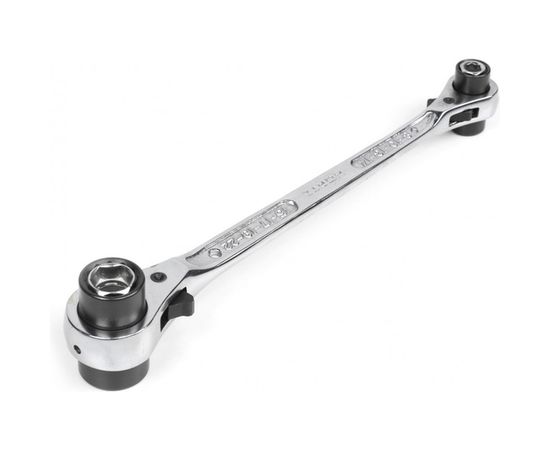 Торцевой комбинированный трещоточный реверсивный ключ HORTZ 8х10-13х14-15х17-19х22 HOR 121269 