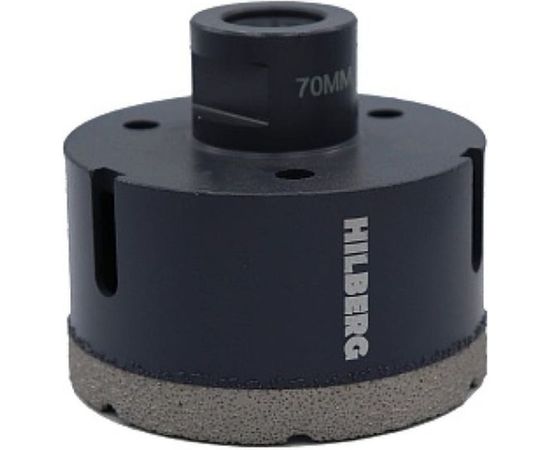 Коронка алмазная по керамике и керамограниту Super Hard (70 мм; M14) Hilberg HH670 