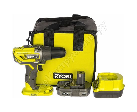 Компактная дрель-шуруповерт Ryobi ONE+ R18DD3-120S 5133003347 