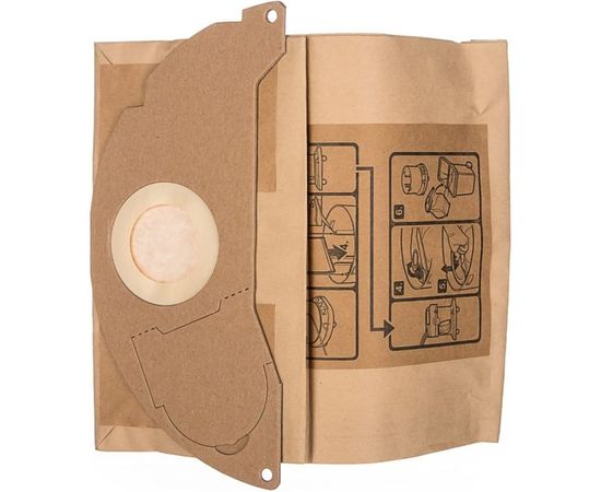 Фильтр-мешок бумажный 5 шт. для пылесосов Karcher 6.904-322 – изображение 8