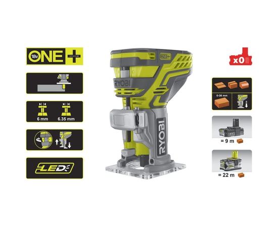Кромочный фрезер Ryobi ONE+ R18TR-0 5133002917 – изображение 5