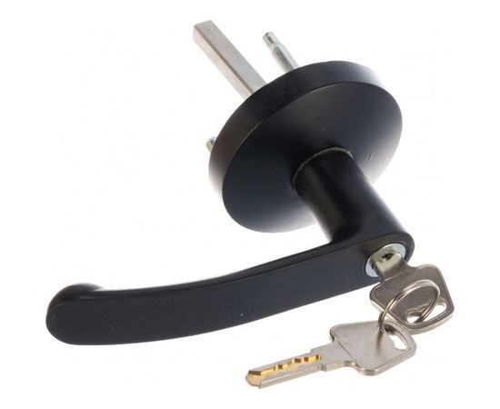 Внешняя ручка для накладной антипаники, с фиксацией ключом HOME H-101 RH101 – изображение 2