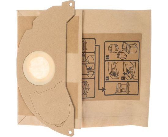 Фильтр-мешок бумажный 5 шт. для пылесосов Karcher 6.904-322 – изображение 3