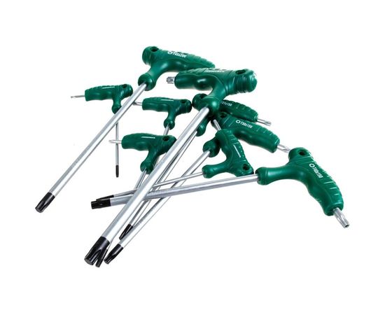 Комплект угловых двухсторонних ключей Jonnesway TORX H10MT09S 