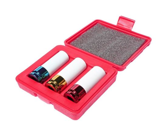 Набор ударных головок для литых дисков 17-19-21мм 3шт JTC-3304 