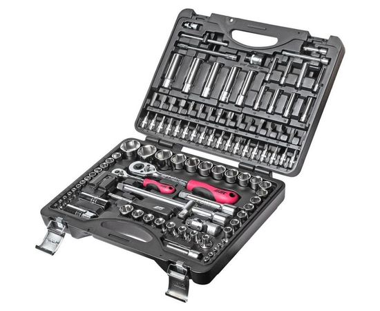 Набор 6-гранных головок торцевых и вставок 1/4" & 1/2" в кейсе, 110шт JTC JTC-H110B-B72 