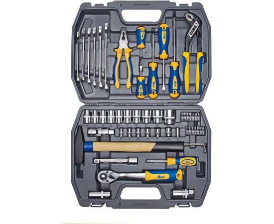 Набор инструмента 1/2 Dr и 1/4 Dr 56 предметов KRAFT KT 700303 