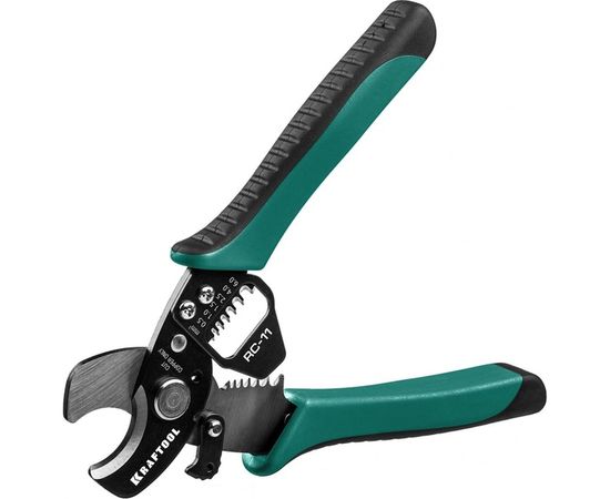 Кабелерез KRAFTOOL RC-11 d-11 мм, 0.5-6 мм2, съемник изоляции 22696-2 
