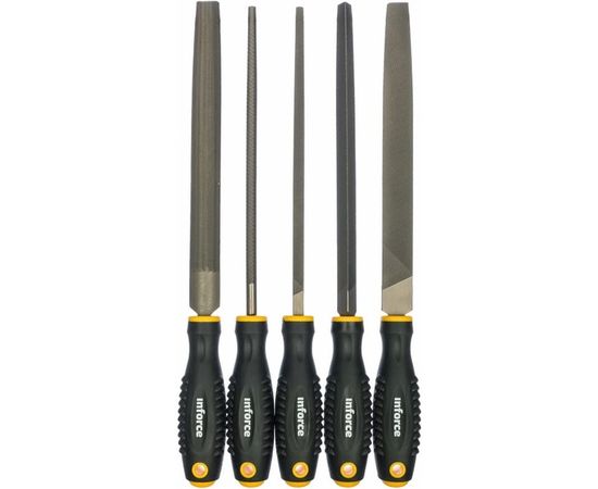 Набор напильников 5штук Inforce 06-09-54 