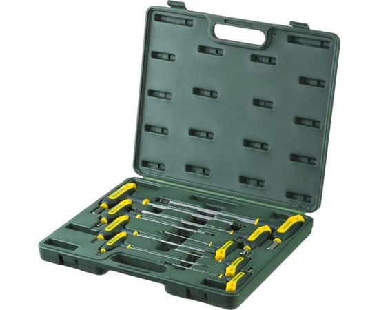 Т-образные имбусовые ключи HEX с шариком, 9шт в боксе Kraftool INDUSTRIE 27454-H9 