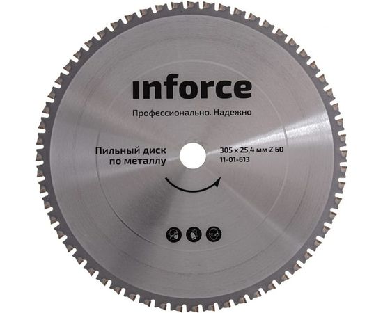 Диск пильный по металлу (305х25.4 мм; 60Z) Inforce 11-01-613 
