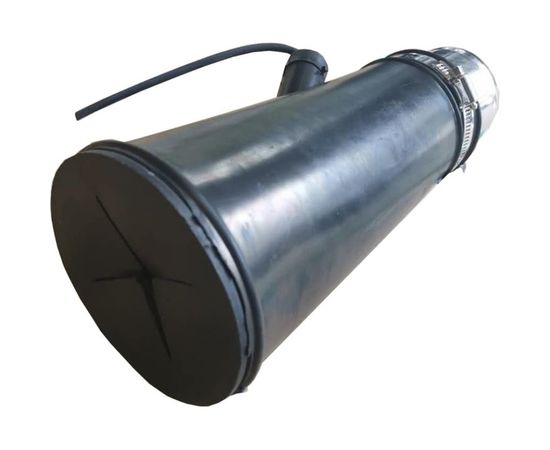 Круглая газоприемная насадка KraftWell 76 мм KRW-EN-76R 