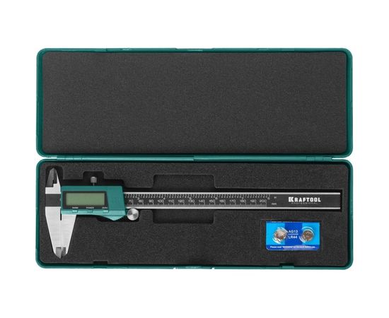 Электронный штангенциркуль, 200мм, 0,01мм KRAFTOOL 34460-200 – изображение 12