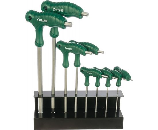 Комплект угловых двусторонних шестигранников Jonnesway H10MB08S – изображение 2