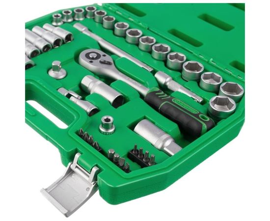 Набор инструментов INTERTOOL 39 ед, 3/8" Cr-V ET-6039SP – изображение 3