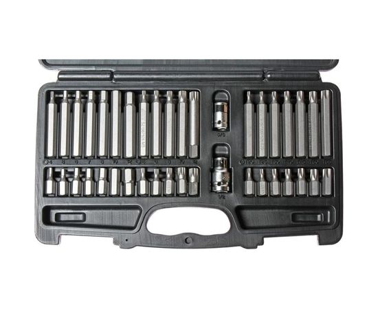 Набор бит JTC TORX, HEX, SPLINE 40 предметов 1/10-3965 – изображение 3