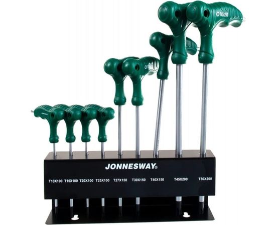 Комплект угловых двухсторонних ключей Jonnesway TORX H10MT09S – изображение 3