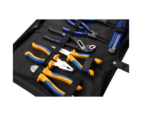 Набор шарнирно-губцевого инструмента KRAFT 9 предметов сумка KT 703021 – изображение 2