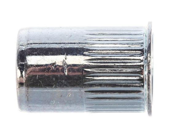 Заклепка с внутренней резьбой уменьшенный бортик Kenner Белый цинк м8х1,25х18 350шт зру8 – изображение 3