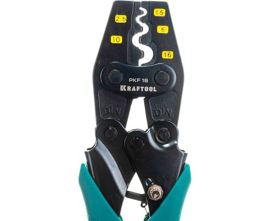 Пресс-клещи KRAFTOOL PKF-16 усиленные, для медных наконечников и гильз 45466 – изображение 4
