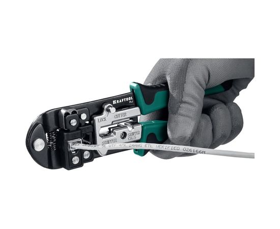 Кримпер KRAFTOOL универсальный, RJ45, RJ11/RJ12 22699 – изображение 4