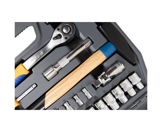 Набор инструмента 1/2 Dr и 1/4 Dr 56 предметов KRAFT KT 700303 – изображение 6