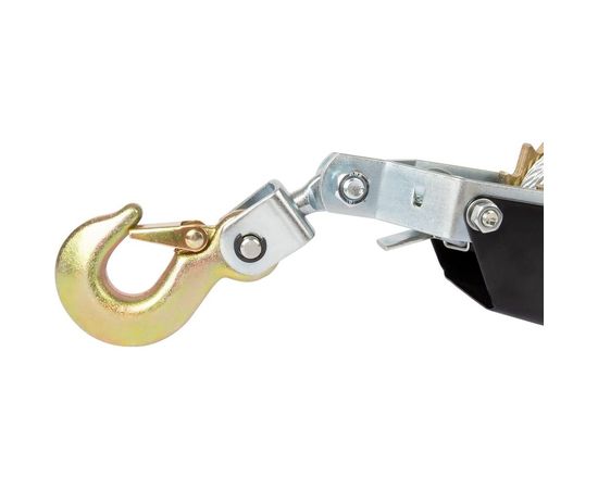 Ручная лебедка с двойным храповым механизмом KRAFT 1 т KT 705010 – изображение 2