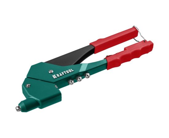 Поворотный заклепочник 360 Kraftool "RX-7" для заклёпок 2.4-4.8 мм - алюминий и сталь, 2.44.0 - нерж сталь, литой корпус 31176_z01 – изображение 4