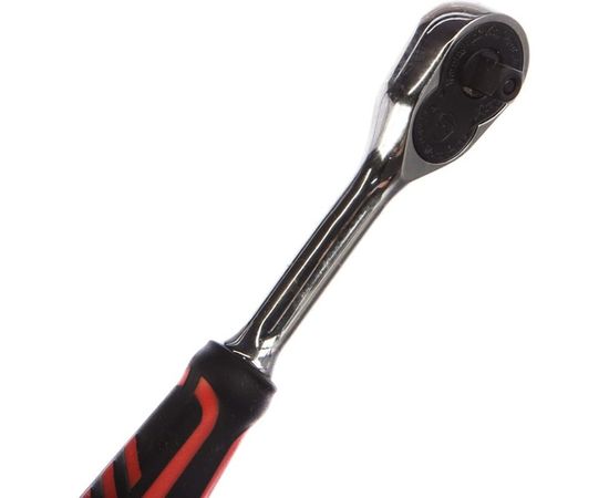 Трещотка 36-зубцовая с резиновой рукояткой (150мм, 1/4”) JTC 3602B – изображение 5