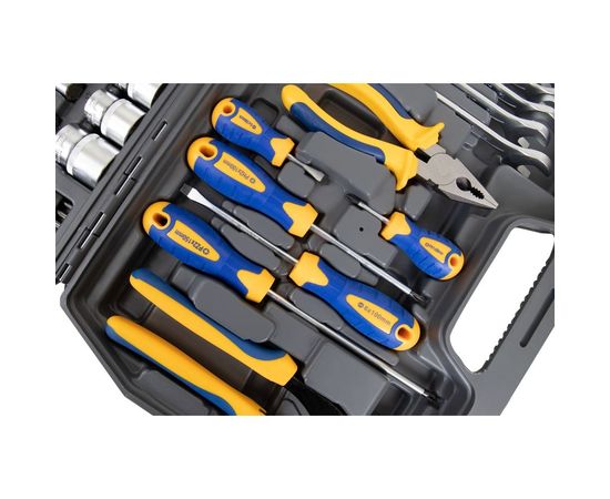 Набор инструмента 1/2 Dr и 1/4 Dr 56 предметов KRAFT KT 700303 – изображение 5