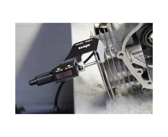 Цифровой микрометр 0-25мм/0-1*0.001мм/0.00005 Inforce 06-11-44 – изображение 4
