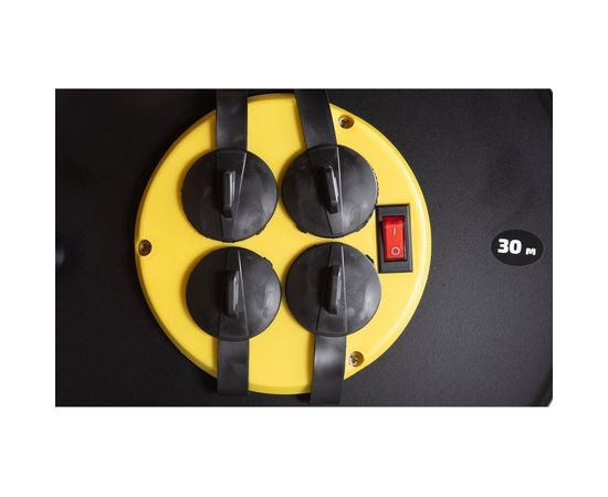 Силовой удлинитель на катушке Inforce 4 гнезда, с/з КГт 3х2,5 16A 30м IP44 09-15-03 – изображение 3